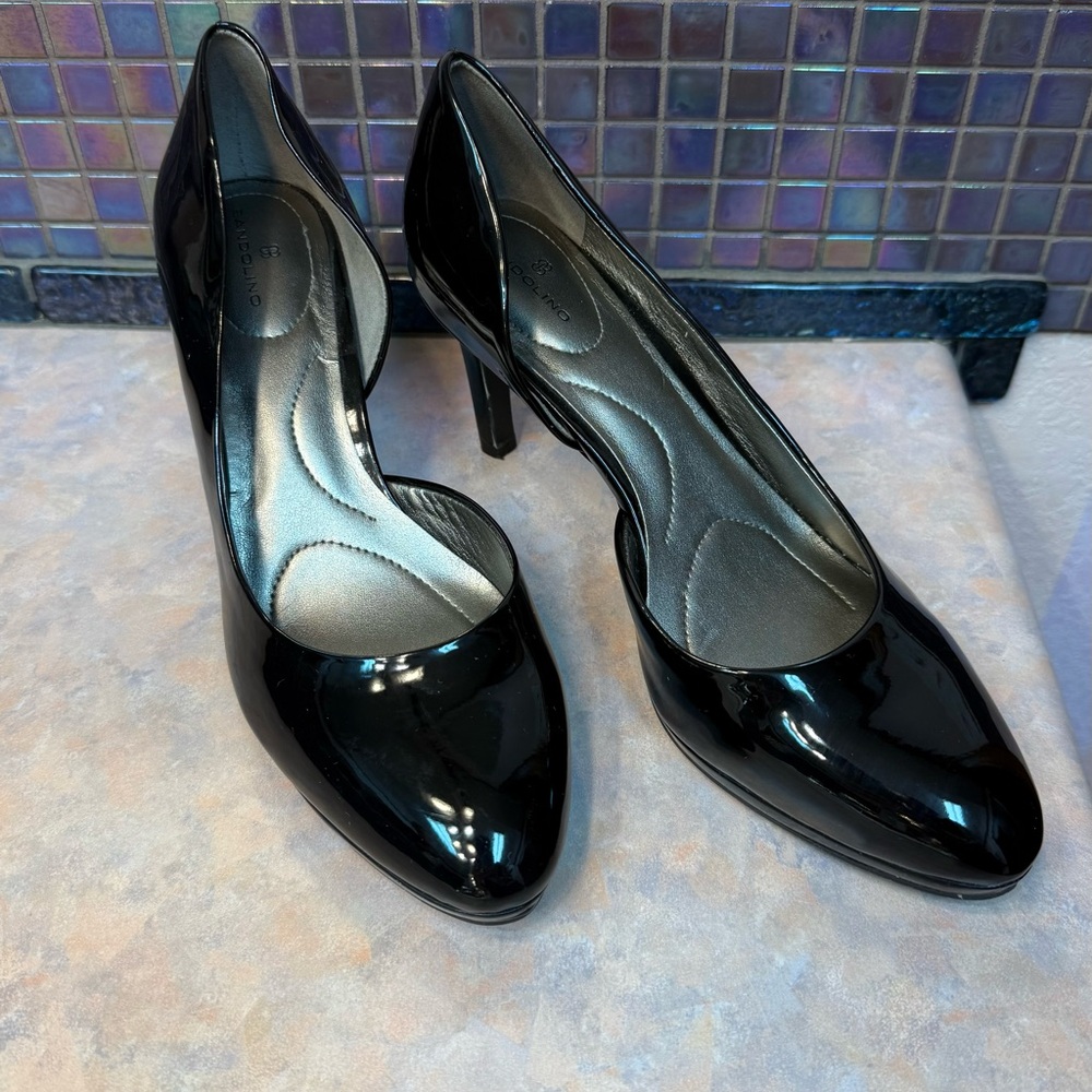 Bandolino Black Patent Pointed-Toe Pumps